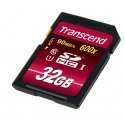 Transcend 32GB SDHC CL 10 UHS-1 MLC Klass 10 Transcend 32GB SDHC CL 10 UHS-1 MLC Klass 10