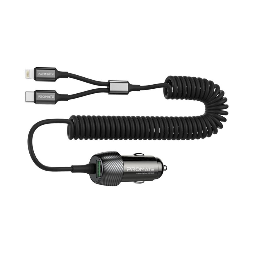 Promate PowerDrive-33PDCI Universāls Melns Cigāru šķiltavas