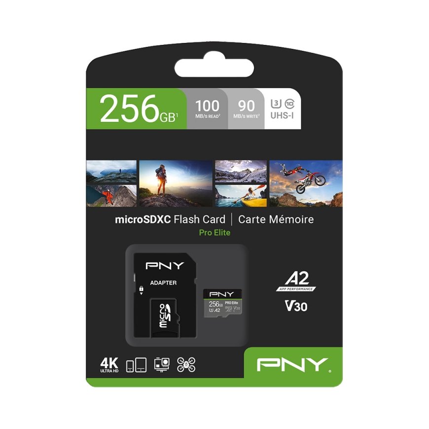 PNY P-SDU256V32100PRO-GE memory card 256 GB MicroSDXC UHS-I Class 10 – 4
