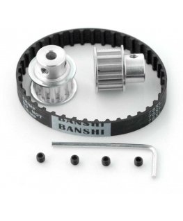 Porattu Alkuperäinen Hammashihna 10x180mm + Hammaspyörä 12T - 5mm - 2 kpl