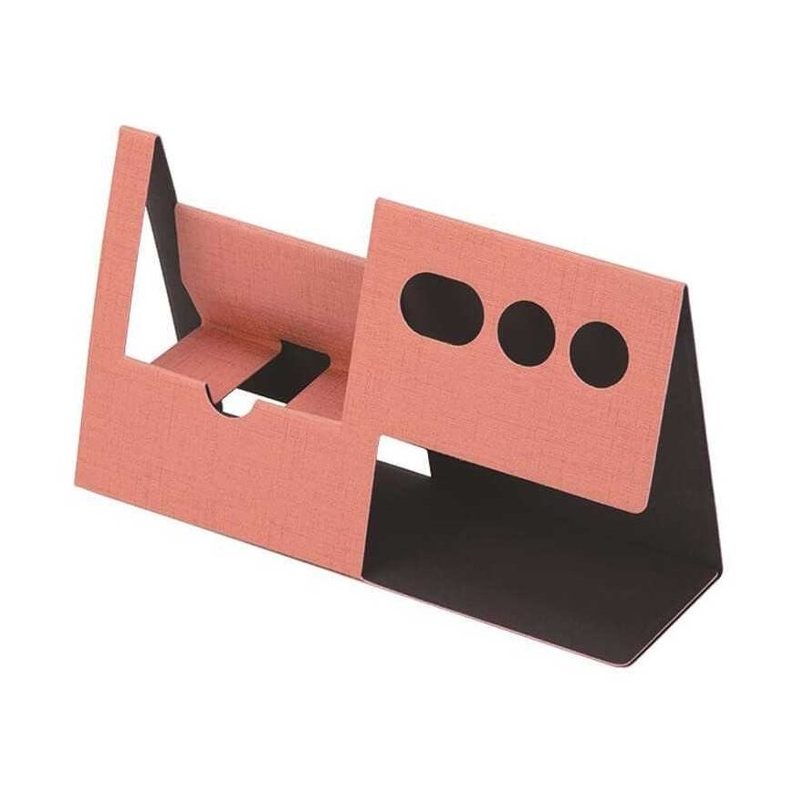 Pencil case-phone holder "ori-pact", pink NOP-D02PI