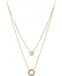 Troli Double Gold Plated Necklace