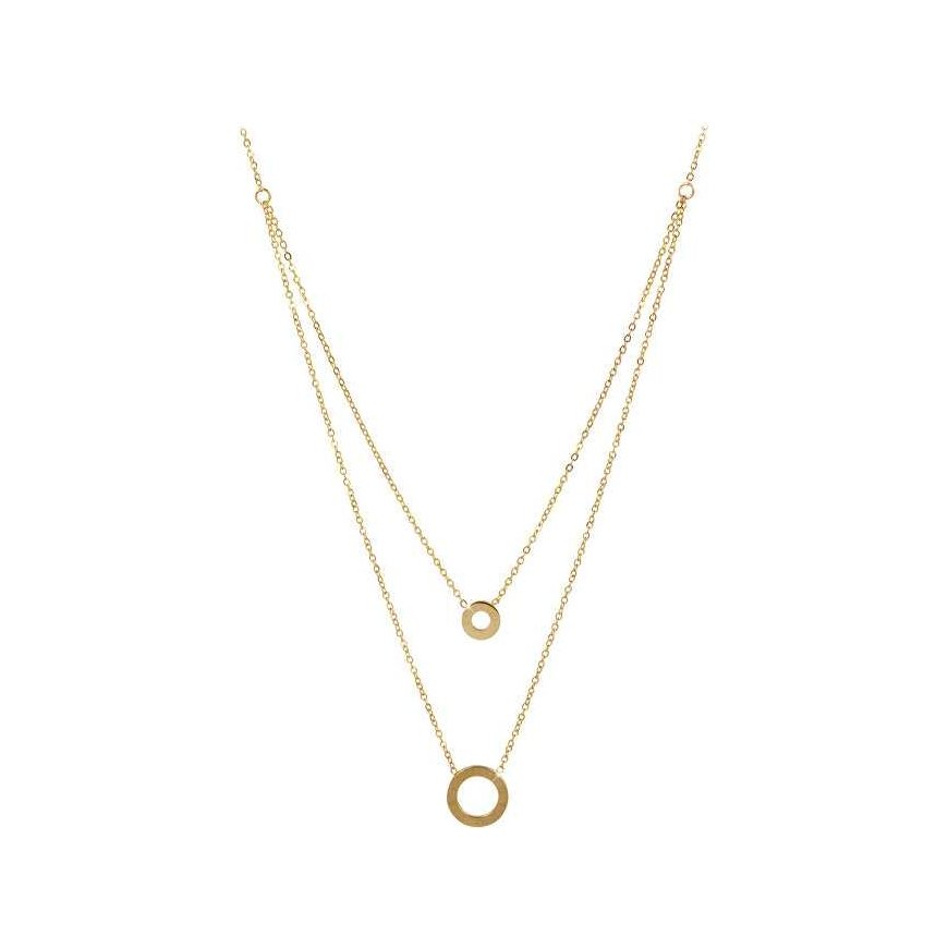 Troli Double Gold Plated Necklace
