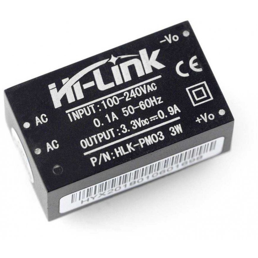 Maitinimo šaltinis Hi-Link HLK-PM03 100V-240VAC 3.3VDC 1A