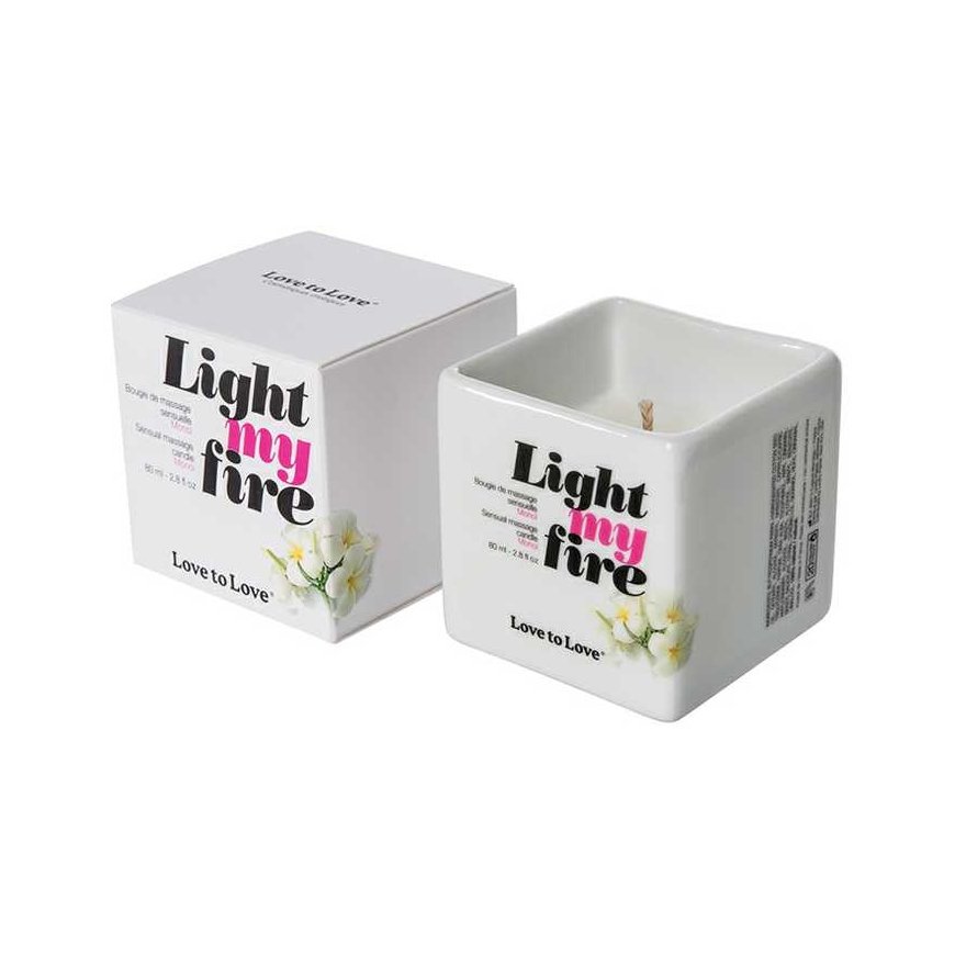 Love To Love LIGHT MY FIRE - MASAŽINĖ ŽVAKĖ - MONOI 65G / 2.2OZ. – 2