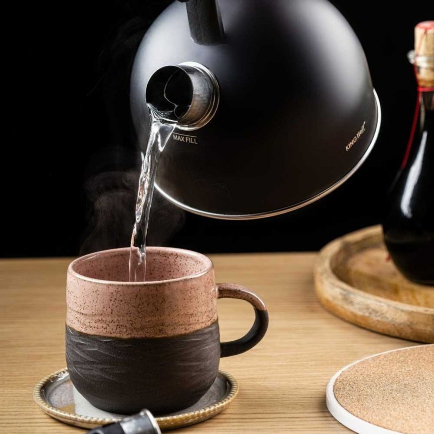 King Hoff TERÄSVEDENKANNU 1,5 L MATTA MUSTA KINGHOFF KH-1897 – 5