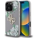 Guess Grained Roses Big 4G logo case for Apple iPhone 16 Pro purple Guess Grained Roses Big 4G logo case for Apple iPhone 16 Pro purple