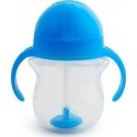 MUNCHKIN 207 ml drinking bottle with straw TIP&SIP STRAW, blue, 6+ months. MUNCHKIN 207 ml drinking bottle with straw TIP&SIP STRAW, blue, 6+ months.