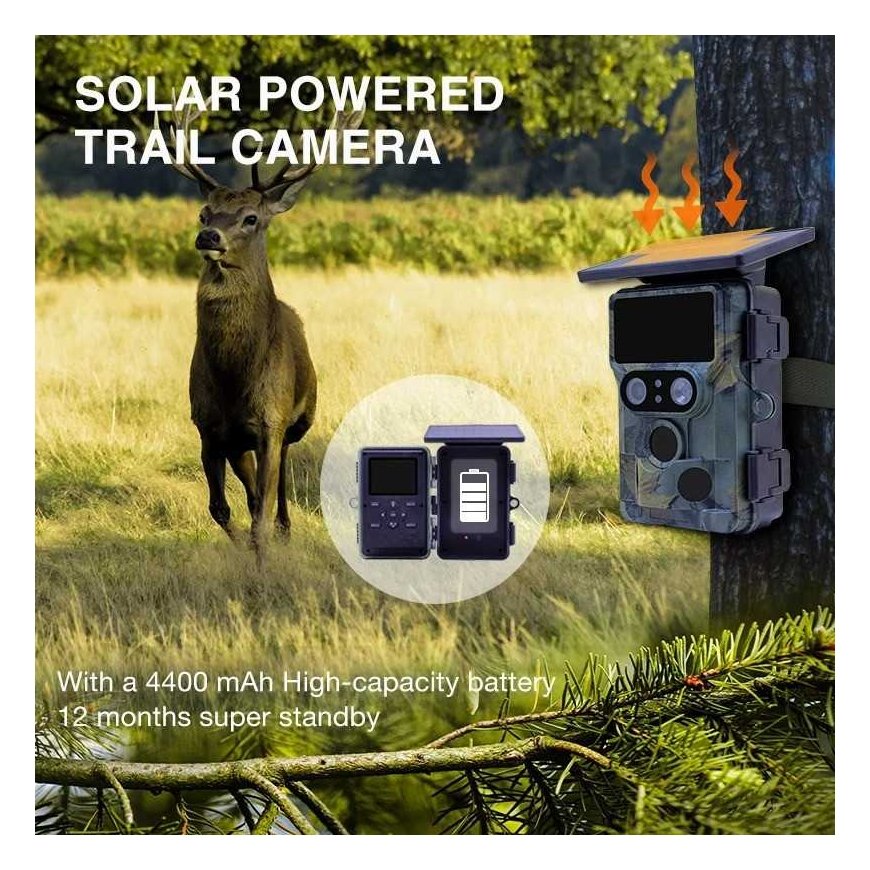 Stealth Gear -riistakamera Nightjar Solar 4K – 4