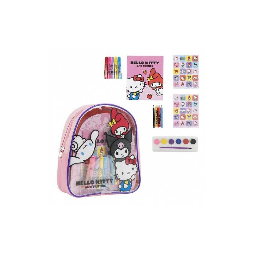 Vaikiškas piešimo penalas Hello Kitty Rožinė 22 x 23 x 7 cm – 2