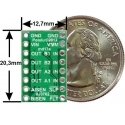 DRV8833, dual channel motor controller 10.8V/1.2A, Pololu 2130