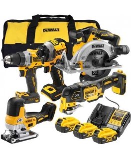 DEWALT Set COMBO 18V DCK502P3 5-EL. 3x5,0Ah