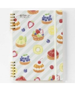 Notebook "otome time" A5, 5mm grid NW-A521-3