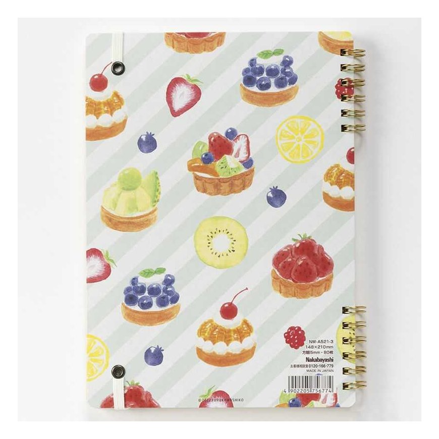 Notebook "otome time" A5, 5mm grid NW-A521-3 – 2