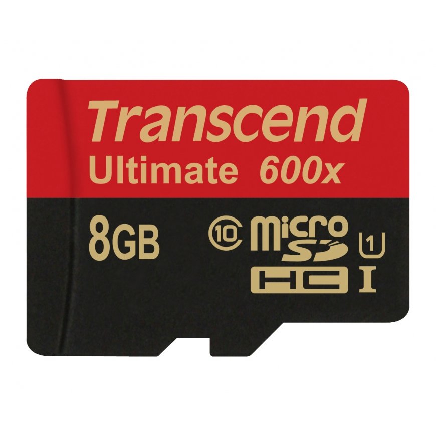 Transcend microSDHC Class 10 UHS-I 600x 8GB – 3