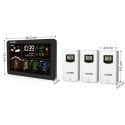 Garni Technology GARNI 580 Line - Orų stotis su 3 belaidžiais jutikliais Garni Technology GARNI 580 Line - Orų stotis su 3 belaidžiais jutikliais