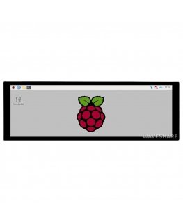 Jutiklinis ekranas, talpinis LCD IPS 7.9" 400x1280px HDMI + USB, skirtas Raspberry Pi, Waveshare 17916