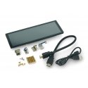 Touch screen, capacitive LCD IPS 7.9" 400x1280px HDMI + USB, for Raspberry Pi, Waveshare 17916