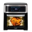 Adler AD 6309 gruzdintuvė Vienas 13 L Autonominės 2500 W Karšto oro gruzdintuvė Juoda, Sidabras