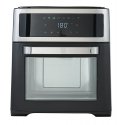 Adler AD 6309 taukvāres katls Viens 13 L Atsevišķs 2500 W Karstā gaisa fritētājs Melns, Sudrabs