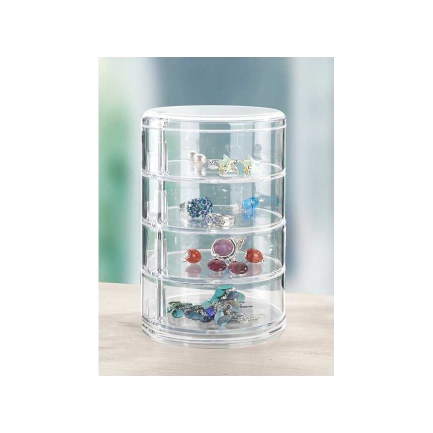 Box, container for cosmetics, jewelry, small items - 4 levels, WENKO – 4