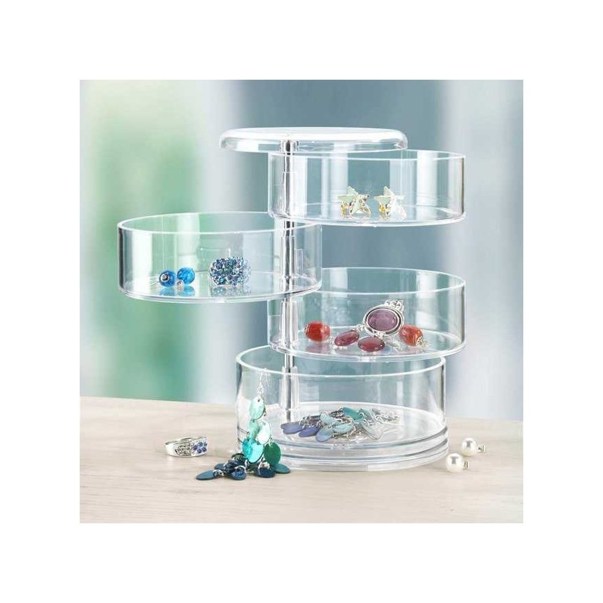 Box, container for cosmetics, jewelry, small items - 4 levels, WENKO – 5