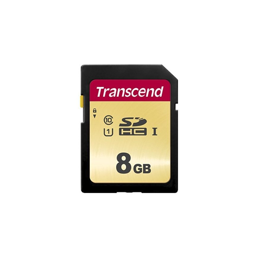 Transcend 8GB, UHS-I, SD SDHC MLC Luokka 10