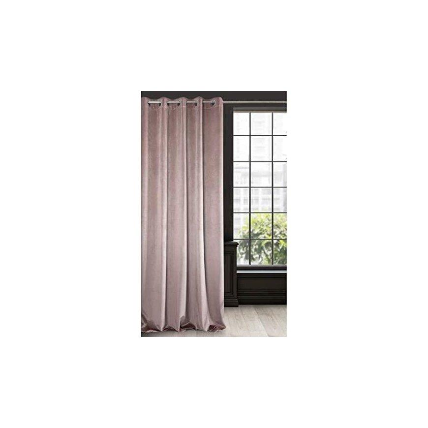 Eurofirany DIVA LINE RIA Soft velvet night curtain, 140X250 cm, loops / rings, color: powder – 4