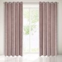 Eurofirany DIVA LINE RIA Minkšto aksomo naktinė užuolaida, 140X250 cm, kilpos / žiedai, spalva: pudros Eurofirany DIVA LINE RIA Minkšto aksomo naktinė užuolaida, 140X250 cm, kilpos / žiedai, spalva: pudros