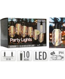 ProGarden Outdoor LED string lights 9.5 m 10 pcs.