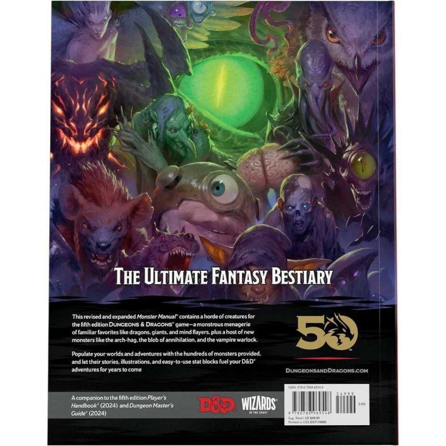 Wizards of the Coast Dungeons & Dragons Monster Manual 2024 book – 3