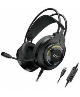 Genius GX GAMING HS-GX580U, ausinės su mikrofonu, juoda, ausinės, 50 mm garsiakalbiai typ USB