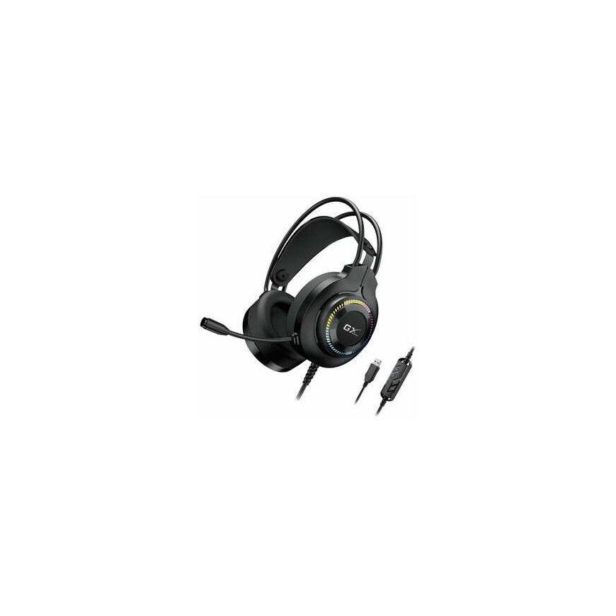 Genius GX GAMING HS-GX580U, headset with microphone, black, headphones, 50 mm speakers typ USB