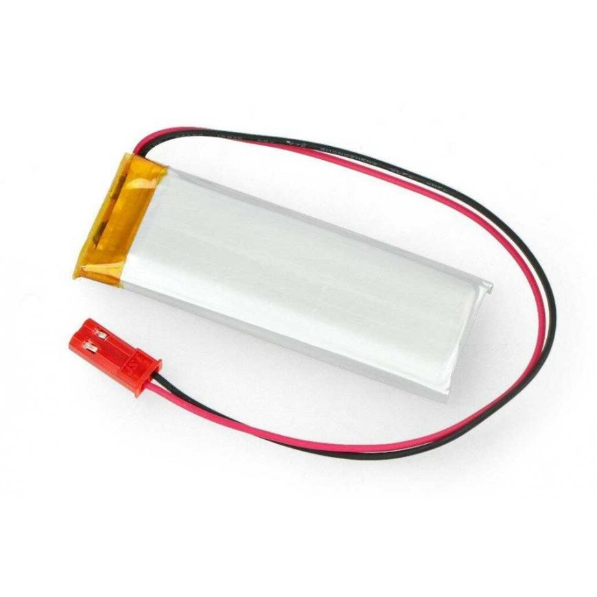 Akyga Li-Pol akumuliatorius 750mAh 1S 3.7V - JST-BEC jungtis + lizdas - 58x21x6mm