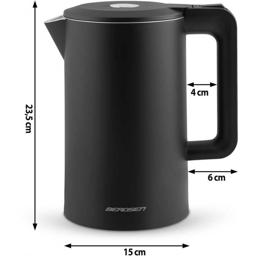 Berdsen BD-710 sähköinen vedenkeitin 1,7 l musta – 5