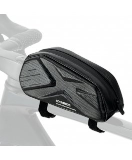 Rockbros Bike Bag, Rigid, Frame, Top Tube, 1.4l - Black