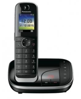 Panasonic KX-TGJ320 DECT-puhelin Soittajan tunnistus musta