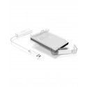 ICY BOX IB-AC703-C HDD/SSD enclosure Translucent, White 2.5" ICY BOX IB-AC703-C HDD/SSD enclosure Translucent, White 2.5"