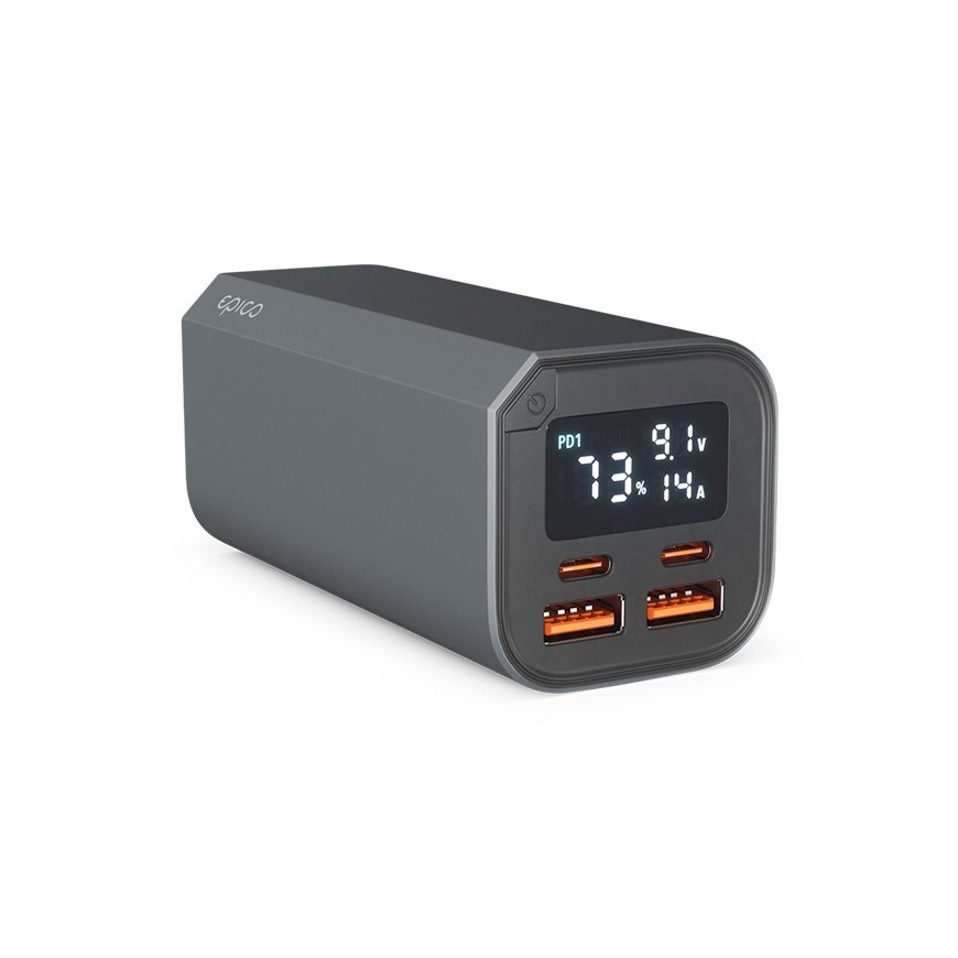 Epico 9915111900106 akku- ja paristolaturi Litium polymeeri (LiPo) 20000 mAh Harmaa – 2