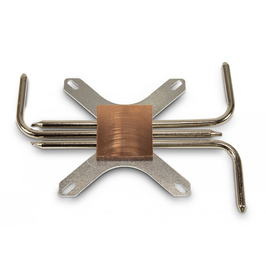 Inter-Tech IP-3 Procesors Siltuma aizvadītājs / radiators Vara krāsa, Sudrabs 1 pcs