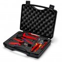 Knipex 97 91 04 V01 kabelių užspaudimo replės Antgalių kabeliams rinkinys Pilka, Oranžinė, Raudona Knipex 97 91 04 V01 kabelių užspaudimo replės Antgalių kabeliams rinkinys Pilka, Oranžinė, Raudona