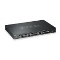 Zyxel XGS4600-32 Vadīts L3 Gigabit Ethernet (10/100/1000) Melns Zyxel XGS4600-32 Vadīts L3 Gigabit Ethernet (10/100/1000) Melns