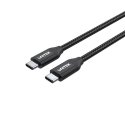 UNITEK C14059BK USB-kaabel 2 m USB C Must UNITEK C14059BK USB-kaabel 2 m USB C Must