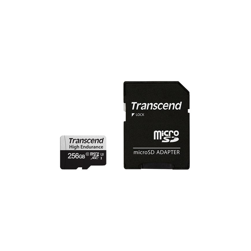Transcend 350V 256 GB MicroSDXC Klass 10 – 2