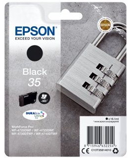 Epson Padlock Singlepack Black 35 DURABrite Ultra Ink