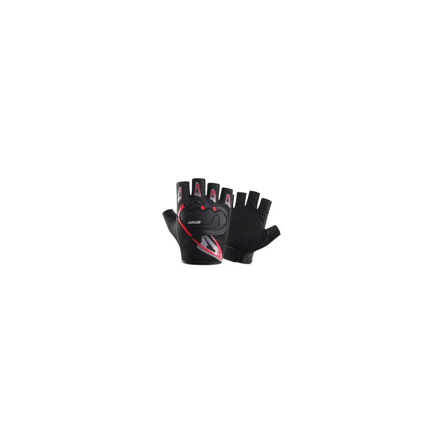 Rockbros Breathable Short Finger Cycling Gloves, Size: S - Green – 2