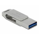 DeLOCK 54076 USB-välkmälu 128 GB USB Type-A / USB Type-C 3.2 Gen 1 (3.1 Gen 1) Hõbe