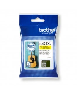 Brother LC-421XLY ink cartridge 1 pc(s) Original High (XL) Yield Yellow