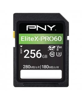 PNY EliteX-PRO60 256 GB SDXC UHS-II Klases 10