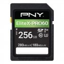 PNY EliteX-PRO60 256 GB SDXC UHS-II Klasės 10 PNY EliteX-PRO60 256 GB SDXC UHS-II Klasės 10